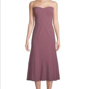 BHLDN Midi Mermaid Strapless Dress Size 10